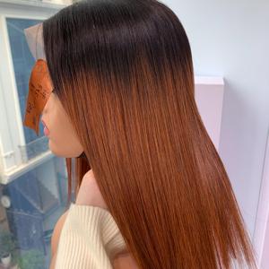 Vente en gros Bon Prix Perruques Lace Front Double Dessiné Remy Vietnam Cheveux Humains Os Droite Densité 180% Transparent Dentelle Couleur - Product Image 3