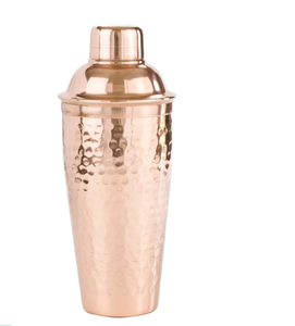 <b>Portable</b> Eco-Friendly 500ml Gold Mirror Finish Modern Cocktail Shaker Stainless Steel Barware for Cocktails Mocktails Mixed - Product Image 2