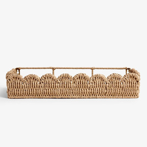 Elegant Paper Scalloped <b>Shelf</b> Minimal Wall <b>Shelf</b> Lightweight Display <b>Shelf</b> Stylish <b>Organizer</b> <b>Shelf</b> For Home Interior Accent - Product Image 1