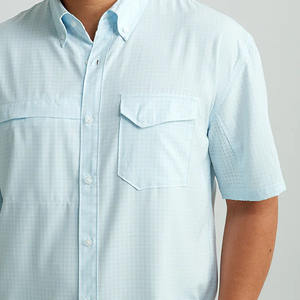 Camisas de Pesca Columbia para Hombre, OEM, de Secado Rápido, con Botones, 100% Poliéster, Resistentes al Viento, Protección Solar UPF 50+, Transpirables, con Logotipo Frontal - Product Image 6