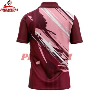 Chemises polo de haute qualité, tendance, 100% coton, broderie personnalisée, logo, vente en gros, manches courtes, polos à sublimation, motif uni - Product Image 2