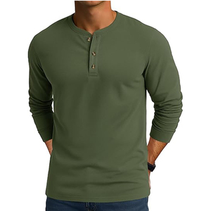 Chemise en coton 100% de haute qualité, confortable, à manches longues, t-shirt personnalisé, différentes couleurs, t-shirt décontracté - Product Image 5