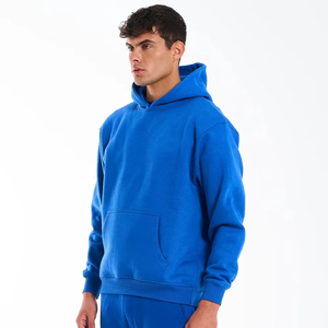 Sweat-shirts d'hiver pour hommes à séchage rapide et respirants, 100% coton molletonné, pull décontracté avec poche, service OEM - Product Image 3