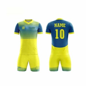 Ensemble d'uniformes de football OEM avec logo personnalisé, tenue de football à séchage rapide pour l'entraînement sportif - Product Image 3