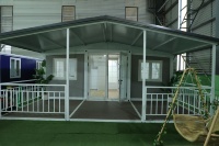 Maison Conteneur Modulaire Préfabriquée Moderne Pliable Portable Extensible Certifiée CE 20ft 40ft Villa 2-4 Appartements
