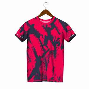 T-shirt de sport pour homme imprimé numériquement, haute qualité, sur mesure, t-shirt de football, chemise décontractée pour homme - Product Image 4