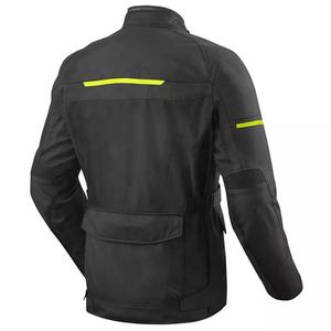 แจ็คเก็ตมอเตอร์ไซค์สำหรับการเดินทางไกล ผลิตจากผ้า ได้รับการรับรองมาตรฐาน CE กันน้ำ โรงงาน OEM ขายส่ง รับผลิตแบรนด์ส่วนตัว ผู้ส่งออก - Product Image 2