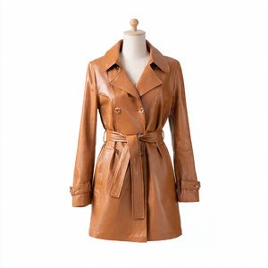 Leather <b>Coat</b> For Women Classy and very Decent - Product Image 1