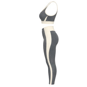 Conjunto deportivo acanalado sin costuras para mujer, ropa deportiva acanalada para correr, entrenamiento atlético, sesiones de fitness y sujetador deportivo, en tendencia ahora. - Product Image 6