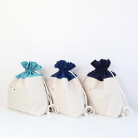 [SO,ON DESIGN] Mochila con Cordón Ajustable Hecha con Materiales Reciclados, Mochila Ecológica, Bolsa de Viaje Reciclada, Corea