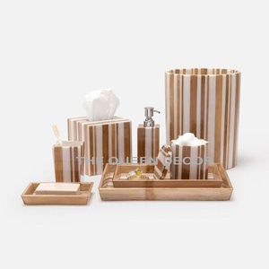 Ensembles de salle de bain modernes cinq pièces en acier inoxydable noir, pour usage domestique, avec porte-savon et boîte à mouchoirs, taille personnalisée - Product Image 4