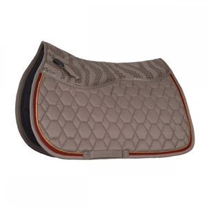 Sous-selles de cheval en gros, sur mesure, avec design par sublimation, sangle de maintien, 100% toile de coton, pour le saut d'obstacles, doublure en maille, durables - Product Image 3