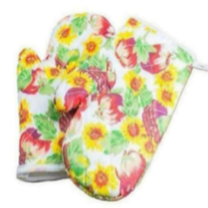 100% Organic Cotton Oven Mitts Customized Heat-Resistant Kitchen Collections Printed Pattern Eco-Friendly Recyclable Kitchen - Product Image 6