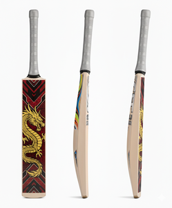 Bâtons de cricket CA GOLD DRAGON Edition English Willow Sports, pour balles dures, entraînements et matchs de cricket. - Product Image 1