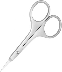 Ciseaux à cuticules incurvés très pointus professionnels ciseaux à pointe fine polyvalents pour les instruments de soins de beauté - Product Image 1