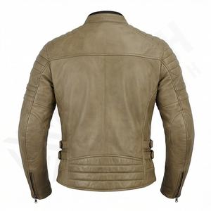 Veste de moto en cuir véritable pour homme de qualité supérieure, nouvelle arrivée, vestes de moto d'hiver, protections amovibles, personnalisables - Product Image 2