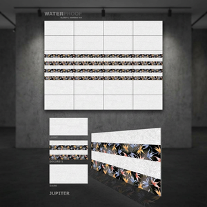 Azulejos de pared decorativos de Color rosa, azulejos de cerámica satinados y brillantes de 30x60 cm, Digital, de la mejor calidad, 12x24, 300x600mm, venta al por mayor - Product Image 2