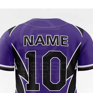 Camiseta de Béisbol Casual para Hombre, Tejido Transpirable, Secado Rápido, Ideal para Entrenamiento y Día de Partido, con un Look Duradero y Elegante - Product Image 6