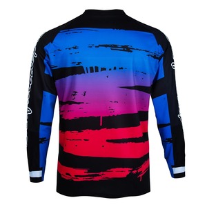 Jersey de Motocross de Manga Larga, Personalizado, Talla Grande, Anti-UV, 100% Poliéster, Malla de Secado Rápido, para Carreras de Motocross - Product Image 2