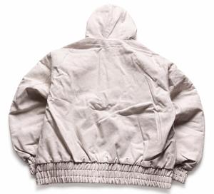 Veste à capuche unisexe brodée, écologique, avec imprimé fleurs de cerisier, coupe ample, coupe-vent, vêtements d'hiver décontractés - Product Image 4