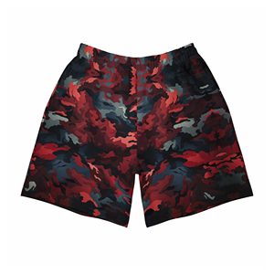 Pantalones Cortos Deportivos Casuales para Hombre, de Camuflaje, Elásticos, Transpirables, con Cintura Media Elástica, de Spandex/Poliéster, Nueva Colección en Oferta - Product Image 1