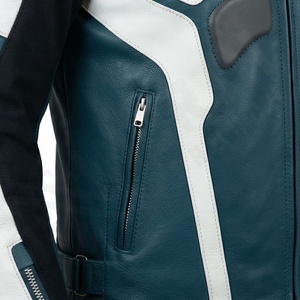 Veste de moto en cuir véritable pour homme de qualité supérieure, nouvelle arrivée, vestes de moto d'hiver, protections amovibles, personnalisables - Product Image 5