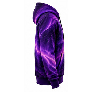 Sudaderas con cremallera para hombre de talla grande, sudaderas con cremallera modernas y elegantes, básicas, en stock para hombres. - Product Image 3