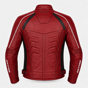 High Quality Custom Unisex Waterproof Windproof Breathable Leather Motorcycle <b>Racing</b> <b>Jacket</b> Customizable Color Logo for Winter - Product Image 5