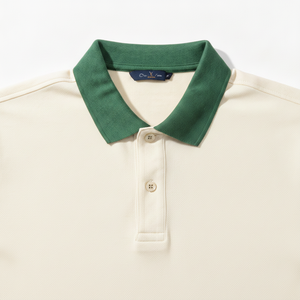 Polos personnalisés de haute qualité pour hommes, col côtelé, uniforme, logo, polos de golf unis, polos blancs pour hommes - Product Image 4