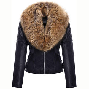 Chaqueta de Motocicleta de Forro Polar Extra Grande y Cómoda para Mujer |   Chaqueta de Invierno Cálida y Transpirable de Algodón con Cierre, Diseño Personalizado de Alta Calidad de Fábrica - Product Image 4