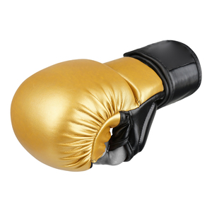 ถุงมือชกมวย MMA หนังแท้สั่งทำพิเศษรุ่นใหม่ - กันน้ำ กันลื่น ปิดแบบผูกเชือก ช่วยพยุงข้อมือ สำหรับการฝึกซ้อมสำหรับผู้ใหญ่ - Product Image 1