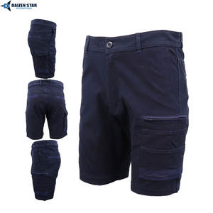 Pantalones Cortos Cargo Tácticos de Lona Sólidos para Hombre, de Cintura Alta con Cordón, de Secado Rápido, para Trabajo al Aire Libre, Ajuste Holgado - Product Image 5