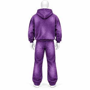 Conjunto Deportivo con Capucha Personalizado de AMSEC INDUSTRY, Color Sólido, Casual, Largo, 100% Algodón, Transpirable, en Venta - Product Image 2