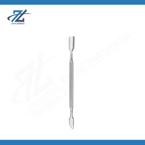 Double-Sided Nail Cuticle Pusher & Foot File Stone Stainless Steel Manicure Pedicure Tool for Gel Polish <b>Removal</b> Pakistan - Product Image 2
