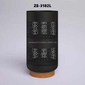 Support de bougie rond en bois naturel artisanal moderne pour la décoration de Noël, charme de la ferme - Product Image 1