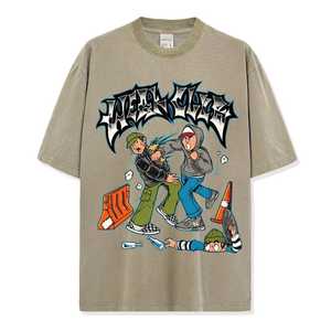 T-shirts pour hommes personnalisés, imprimés à l'écran et à la main, nouvelle collection, t-shirts de sport pour hommes avec impression graphique personnalisée, service OEM 2026. - Product Image 4