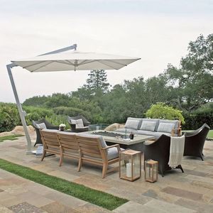 Lusso grande ristorante a sbalzo ombrellone <span class=keywords><strong>esterno</strong></span> Patio commerciale parasole <span class=keywords><strong>mobili</strong></span> in metallo per cortile parco scuola di uso - Product Image 1