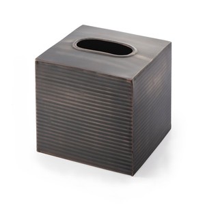 High Quality <b>Black</b> Square Tissue Box for Bathroom <b>Vanity</b> Dresser <b>Table</b> Decoration Tissue Box - Product Image 1