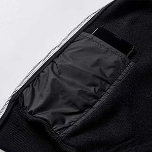 Sweat-shirt à capuche décontracté en polaire pour homme, fermeture éclair sur le devant, chaud et idéal pour la superposition - Product Image 4