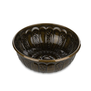 Cuenco de baño turco Hammam, construcción metálica tradicional, disponible en varios colores, cuenco de cobre para pedicura, procedente de la India. - Product Image 2