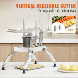 Affettatrice Manuale Professionale in Acciaio Inox e Lega di Alluminio per Verdure e Pomodori, con Lame da 3/8'' e 3/16'' - Nuovo Modello - Product Image 2