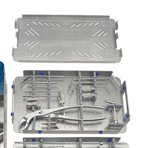ชุดเครื่องมือผ่าตัดกระดูกเด็กคุณภาพสูง 4.0/5.0 พร้อมแผ่นล็อคสำหรับการผ่าตัดกระดูก อุปกรณ์ผ่าตัดแบบแมนนวล ผลิตจากเหล็กกล้าไร้สนิมเยอรมัน - Product Image 3
