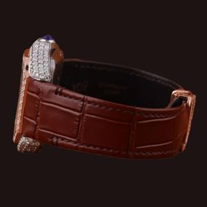 Montre pour homme de qualité supérieure, boîtier carré, diamant moissanite, personnalisable, chiffres romains et fonction date automatique, collection premium - Product Image 5