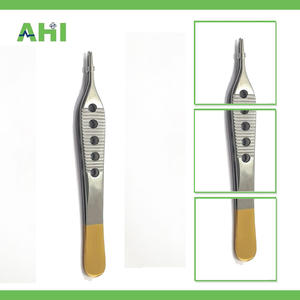 Pinzas Quirúrgicas Adson de Primera Calidad 1X2 TC con Hoja Serrada, Certificación CE, Uso en UCI, Clase I, Hechas en Pakistán - Product Image 4