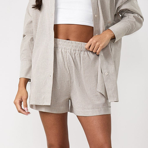 Últimos Pantalones Cortos Bermuda de Cintura Alta con Lazo para Playa, Sexys y Casuales de Verano para Mujer, Ideales para Gimnasio - Product Image 5