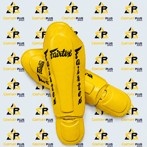 Protectores de Espinilleras Fairtex al Por Mayor con Logotipo Personalizado, Protección Profesional, Cuero Genuino de Vaca, Protector de Piernas, Equipo de Entrenamiento - Product Image 5