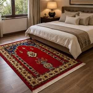 พรมละหมาดขนแกะนิวซีแลนด์ถักมือ - Product Image 2