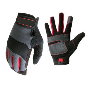 Gants de travail mécaniques en cuir synthétique Amara, haute performance, protection personnelle, résistants à la chaleur, durables - Product Image 1