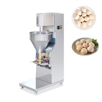 Machine automatique à boulettes de viande, motorisée, haute capacité, en acier inoxydable de qualité alimentaire pour porc, poulet, bœuf et poisson