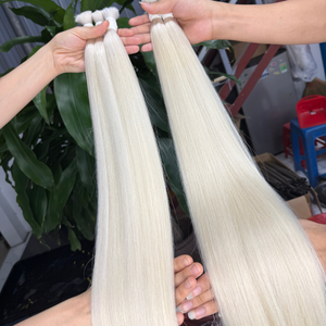 Tressage en vrac de cheveux humains crépus droits sans trame Afro crépus droits 100% cheveux humains 3 faisceaux d'un lot de cheveux en vrac pour le tressage - Product Image 5